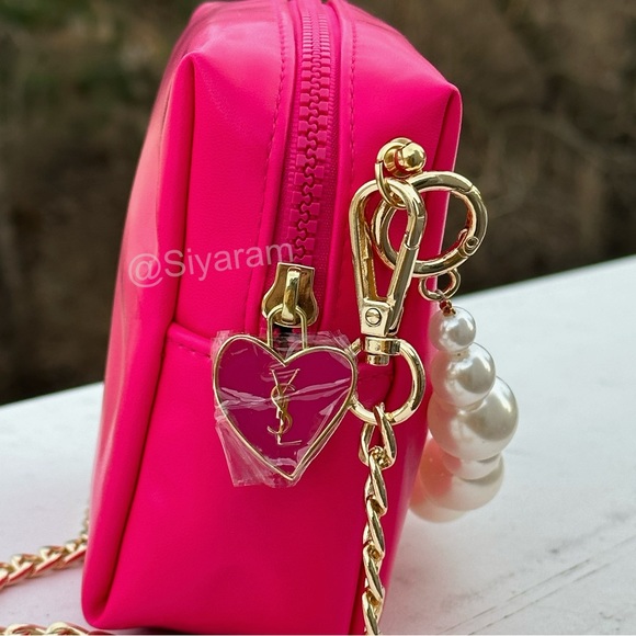 Yves Saint Laurent Cosmetic bag/ clutch/ pouch to Crossbody - Picture 9 of 12